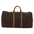 Louis Vuitton Keepall Bag Monogram Canvas Brown Canvas Travel Bag Bag (Pre-Owned)