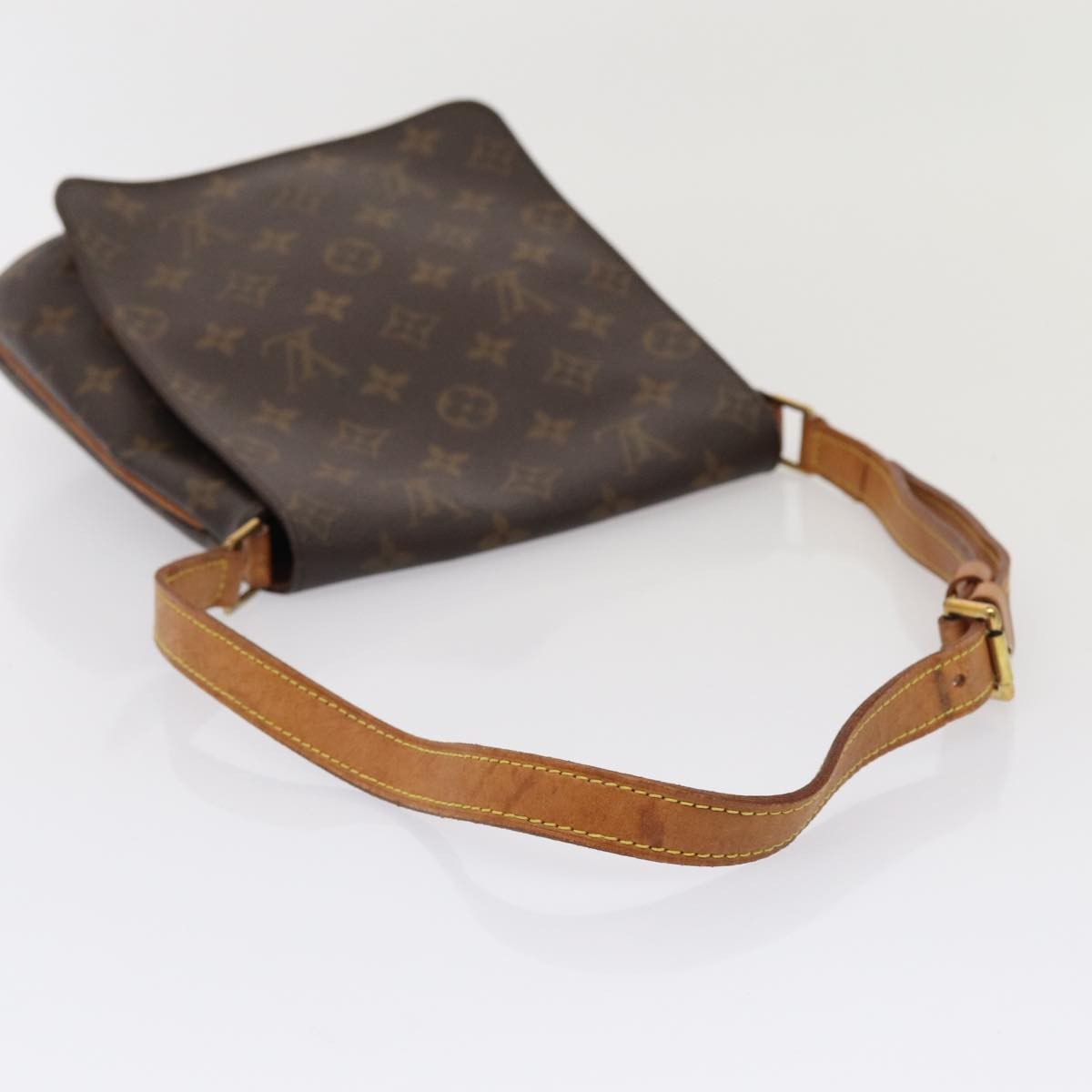 Louis Vuitton Musette Salsa Handbag Monogram Canvas Brown Canvas Shoulder Bag Bag (Pre-Owned)