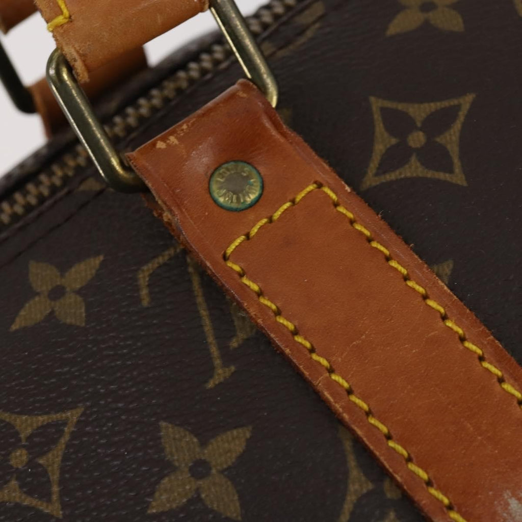 Louis Vuitton Keepall Bag Monogram Canvas Brown Canvas Travel Bag Bag (Pre-Owned)