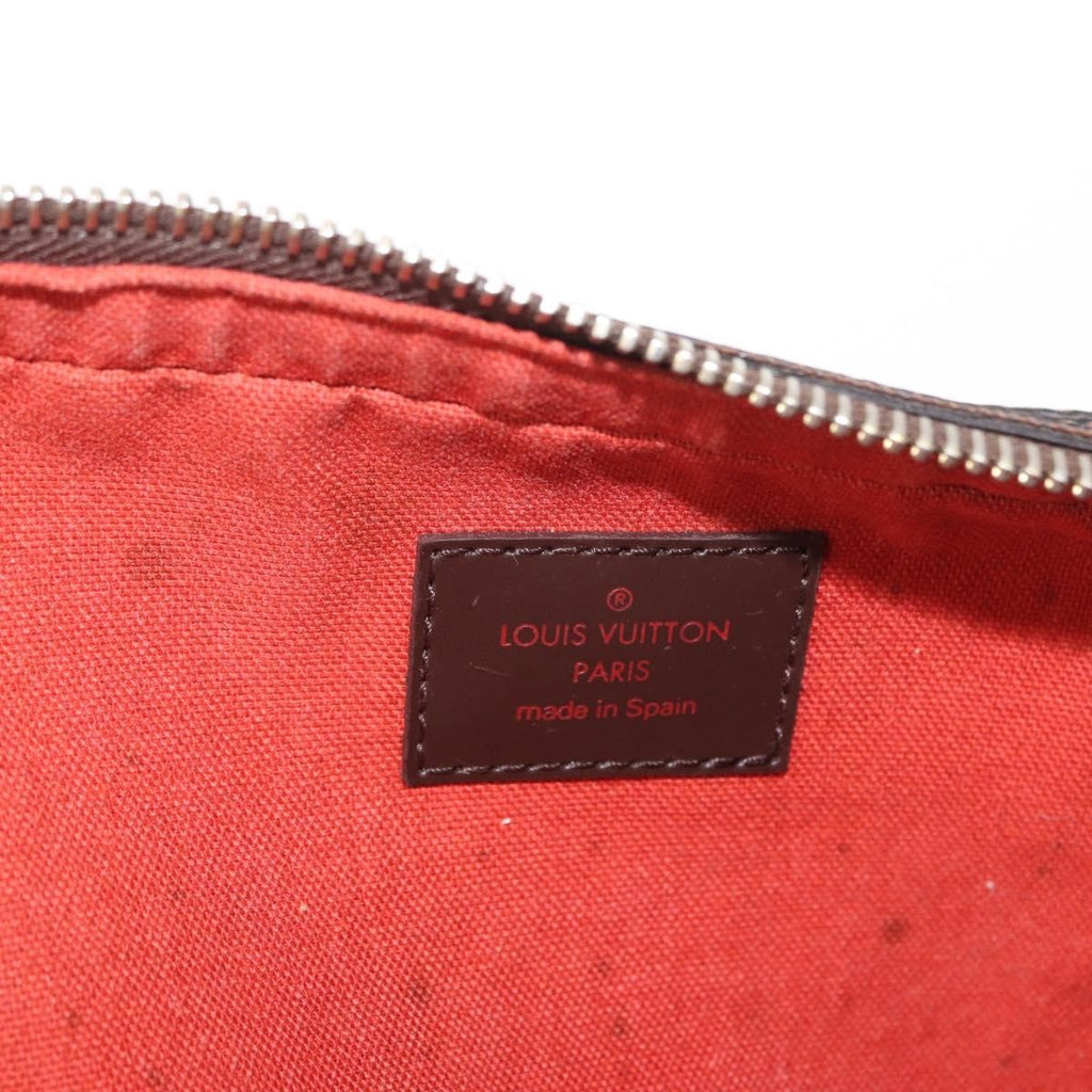 Louis Vuitton Geronimos Waist Bag Damier Brown Canvas Shoulder Bag Bag (Pre-Owned)