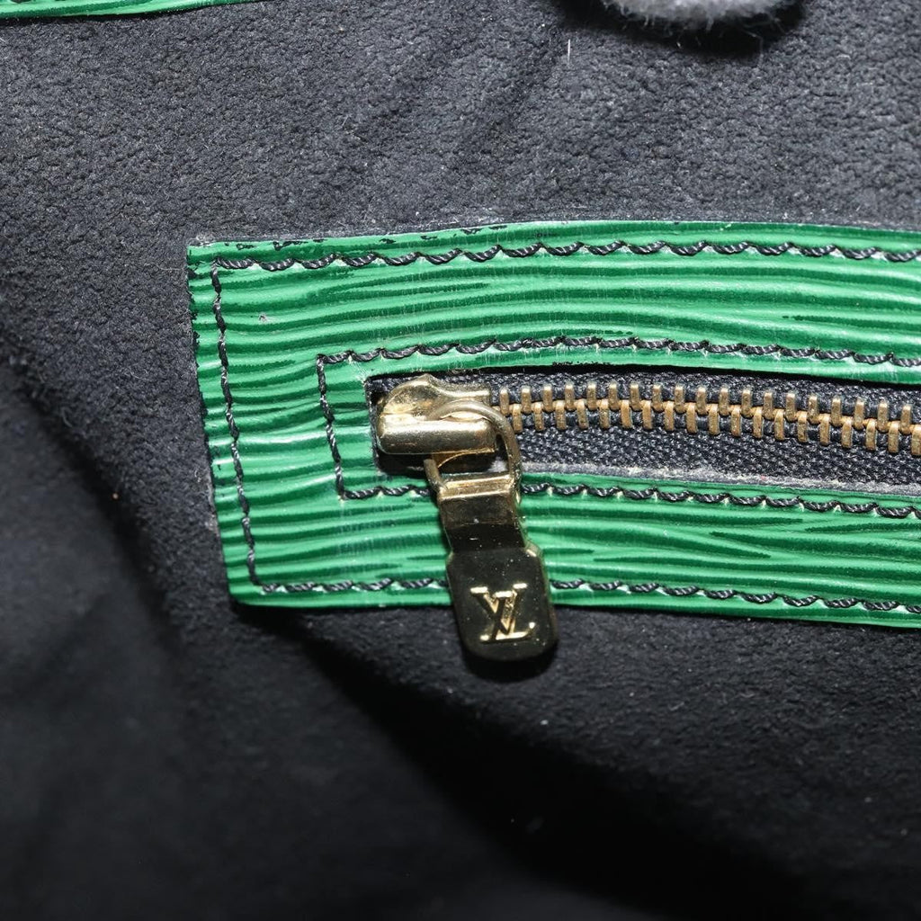 Louis Vuitton Petit Noe Handbag Epi Leather Green Leather Shoulder Bag Bag (Pre-Owned)