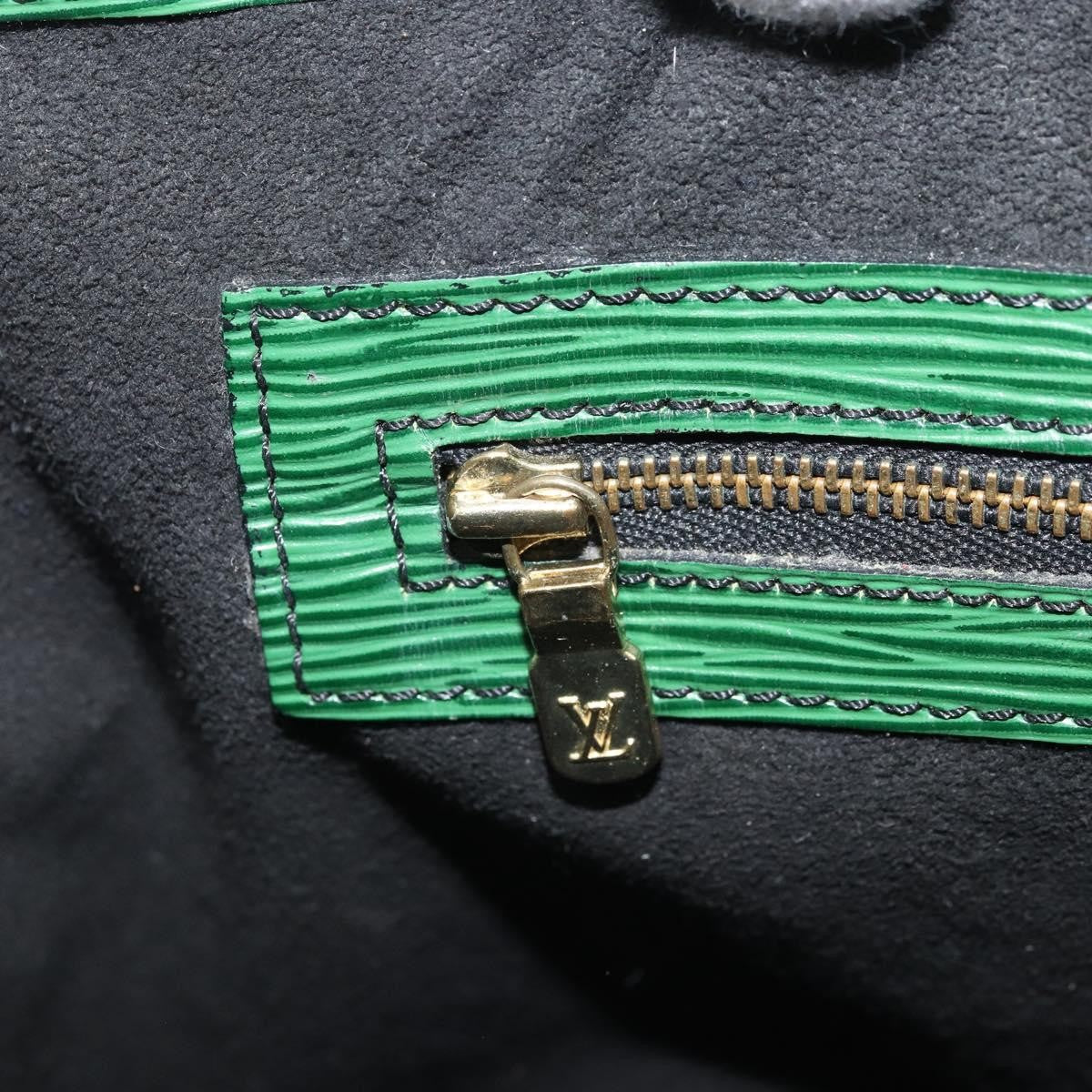 Louis Vuitton Petit Noe Handbag Epi Leather Green Leather Shoulder Bag Bag (Pre-Owned)