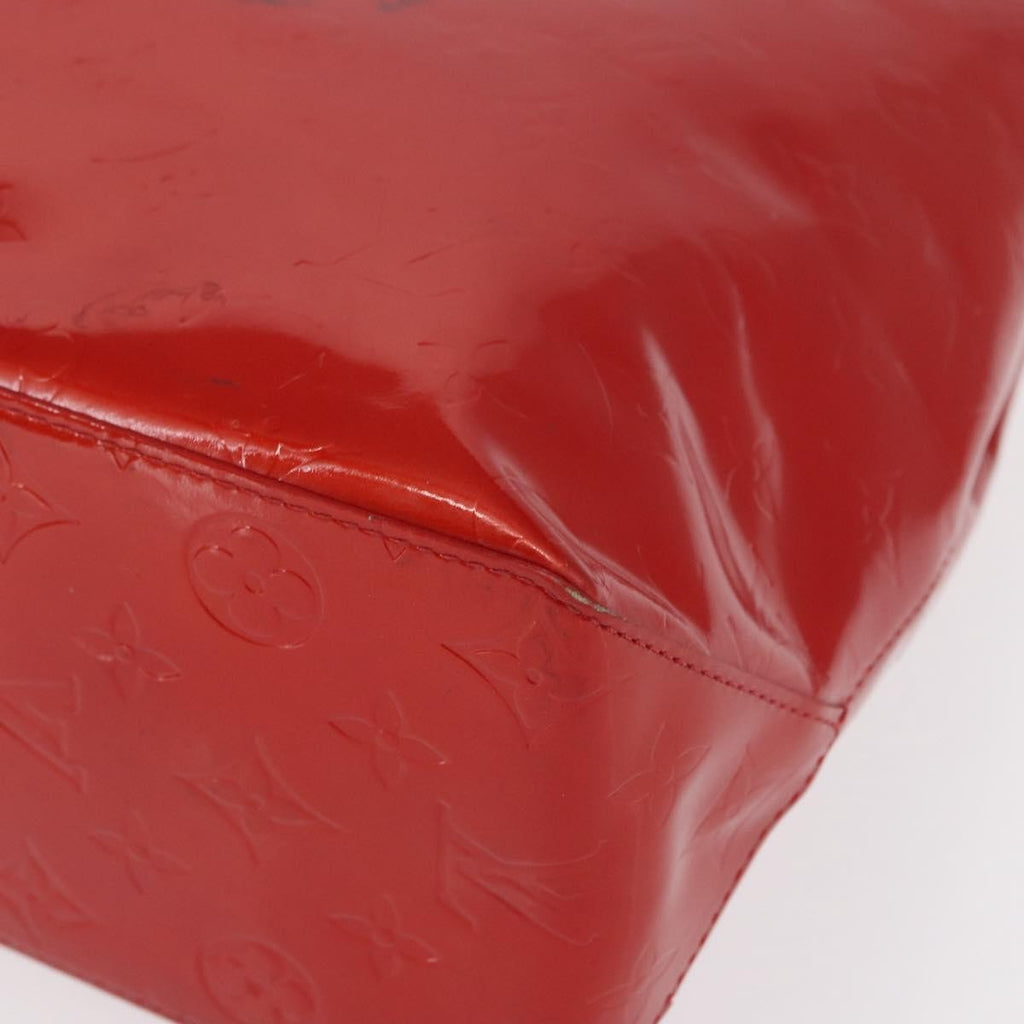 Louis Vuitton Reade Handbag Monogram Vernis Red Patent_Leather Handbag (Pre-Owned)