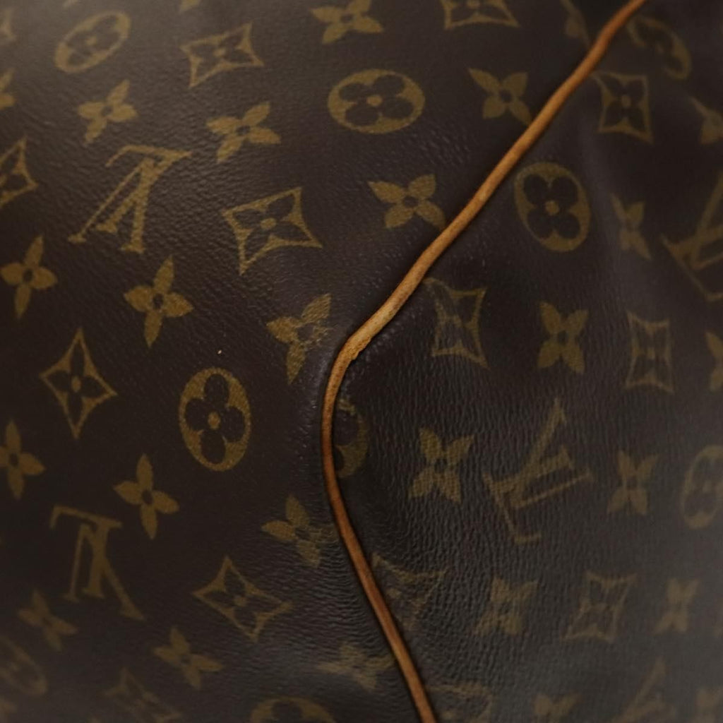 Louis Vuitton Keepall Bag Monogram Canvas Brown Canvas Travel Bag Bag (Pre-Owned)