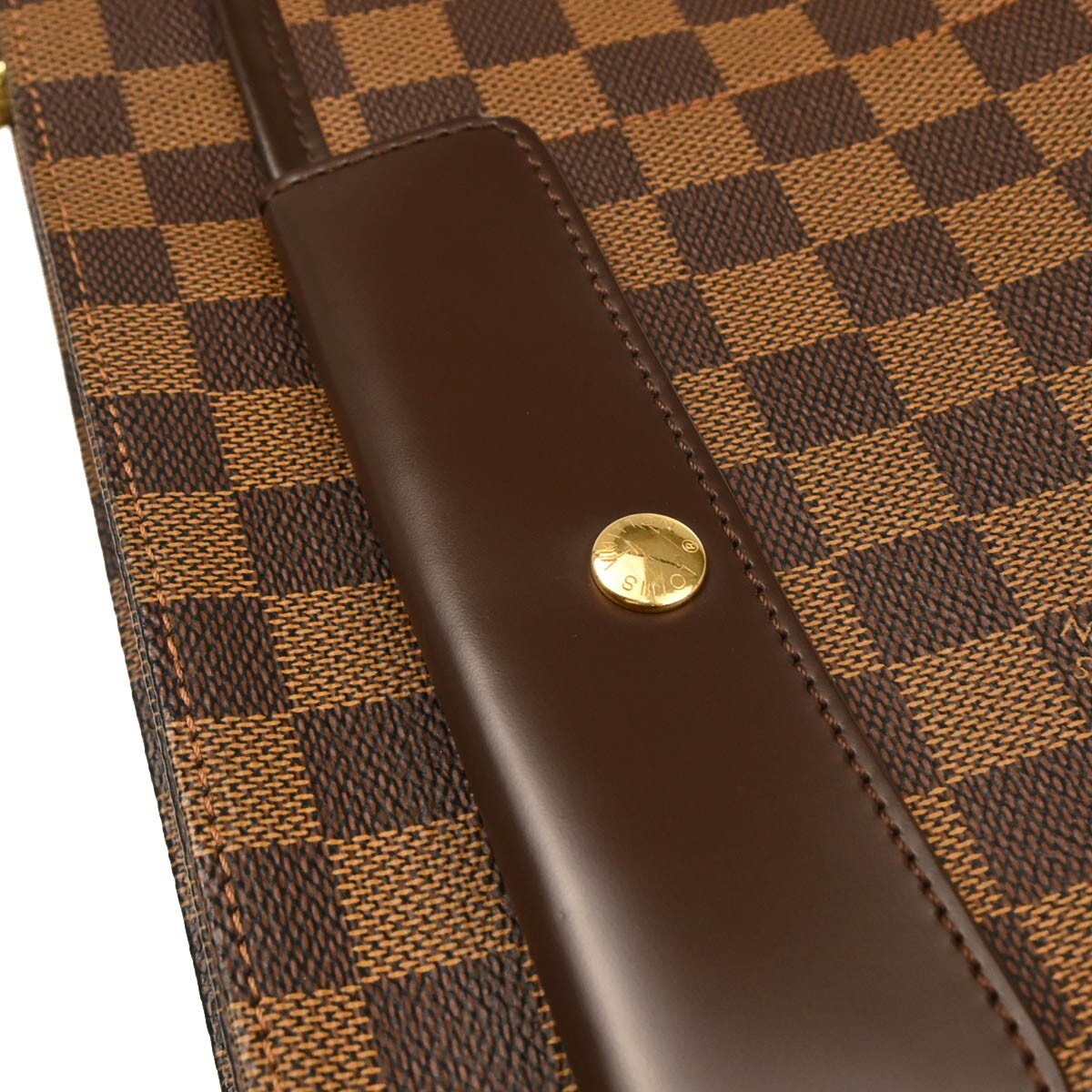 Louis Vuitton Aubagne Bag Damier Brown Canvas Handbag (Pre-Owned)