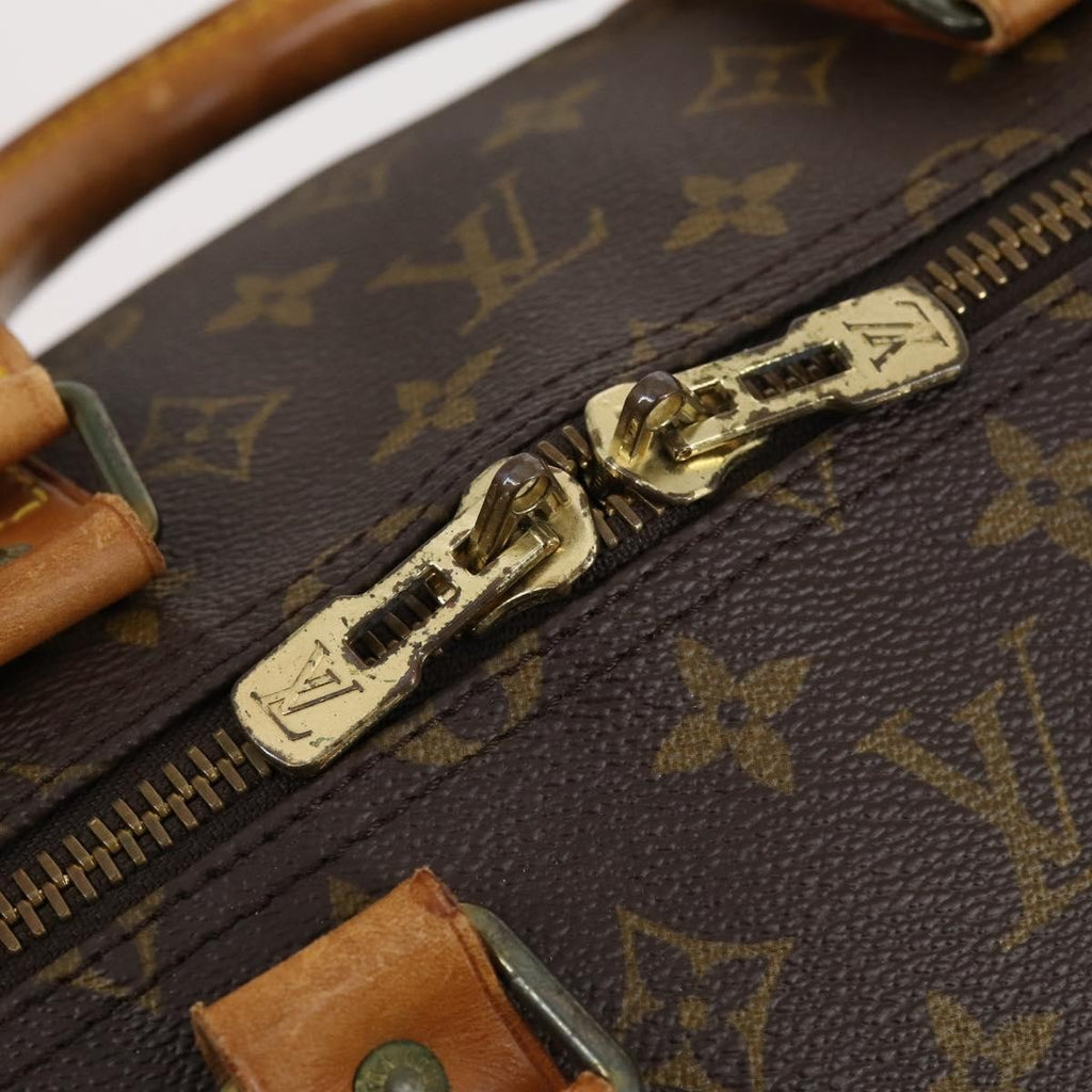 Louis Vuitton Keepall Bag Monogram Canvas Brown Canvas Travel Bag Bag (Pre-Owned)