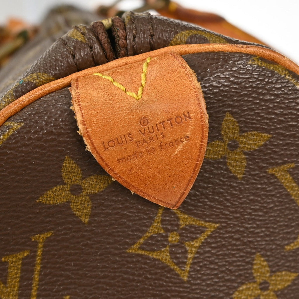 Louis Vuitton Keepall Bag Monogram Canvas Brown Canvas Travel Bag Bag (Pre-Owned)