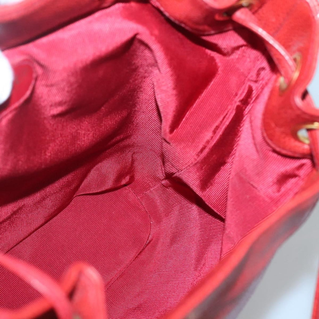 Chanel Vintage Backpack Caviar Red Leather Backpack Bag (Pre-Owned)