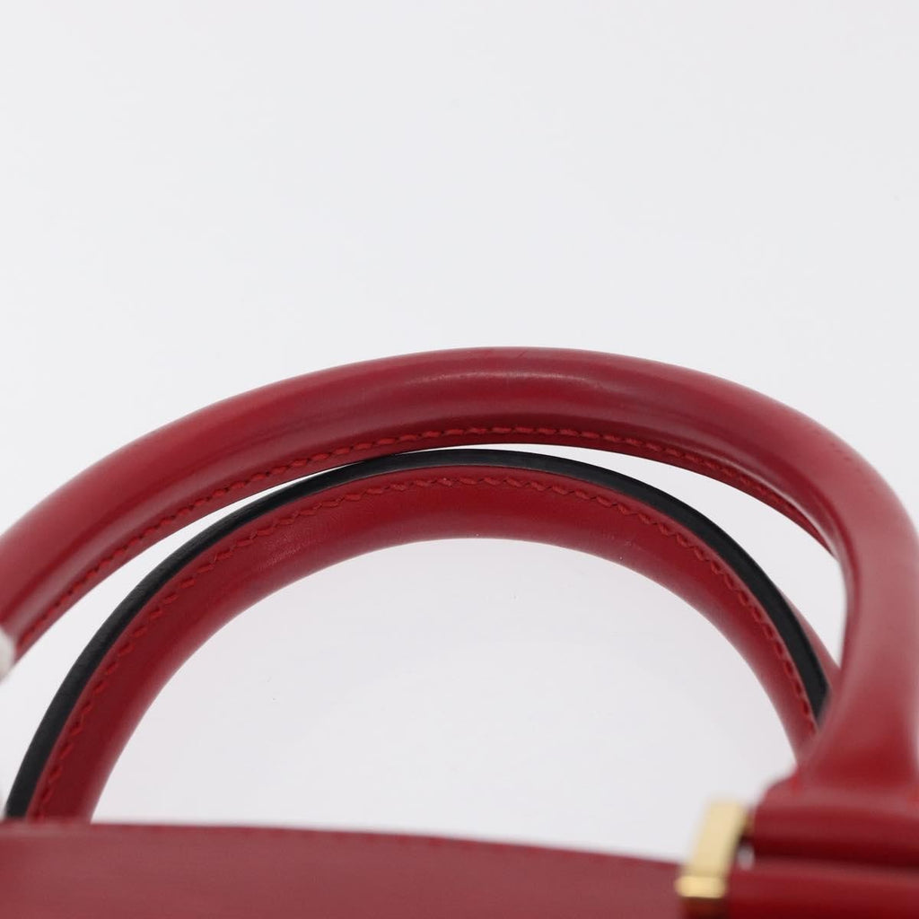 Louis Vuitton Pont Neuf Handbag Epi Leather Red Leather Handbag (Pre-Owned)
