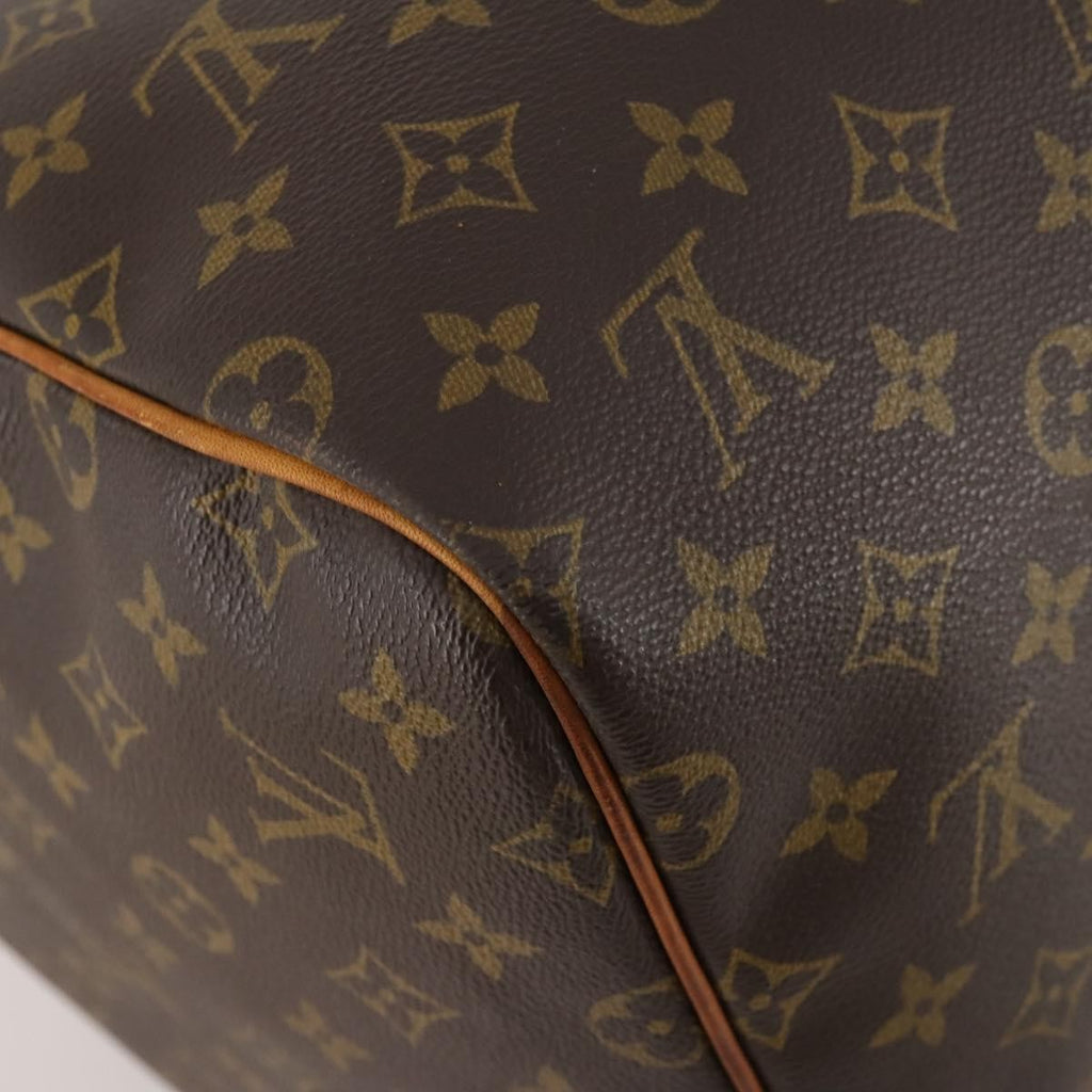 Louis Vuitton Keepall Bag Monogram Canvas Brown Canvas Travel Bag Bag (Pre-Owned)