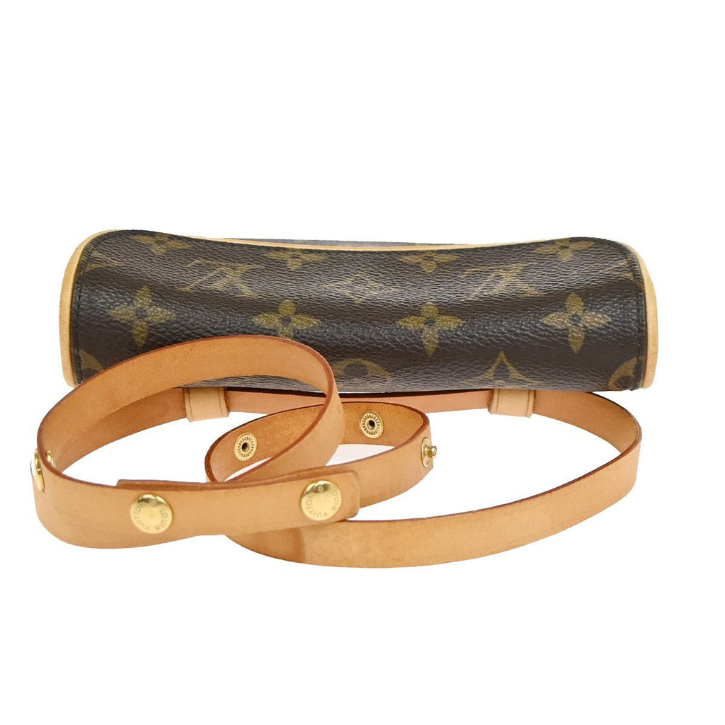 Louis Vuitton Florentine Waist Bag Monogram Canvas Brown Canvas Clutche & Pouche Bag (Pre-Owned)