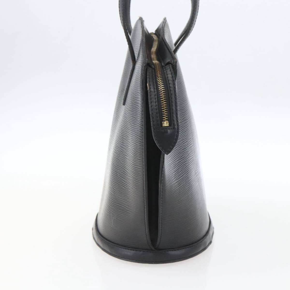 Louis Vuitton Saint Jacques Handbag Epi Leather Black Leather Handbag (Pre-Owned)