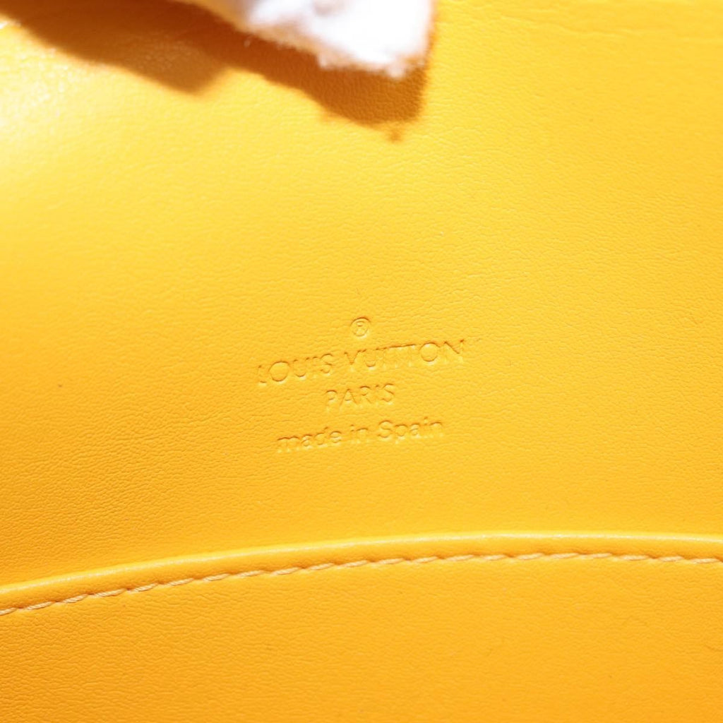 Louis Vuitton Thompson Street Handbag Monogram Vernis Yellow Patent_Leather Shoulder Bag Bag (Pre-Owned)