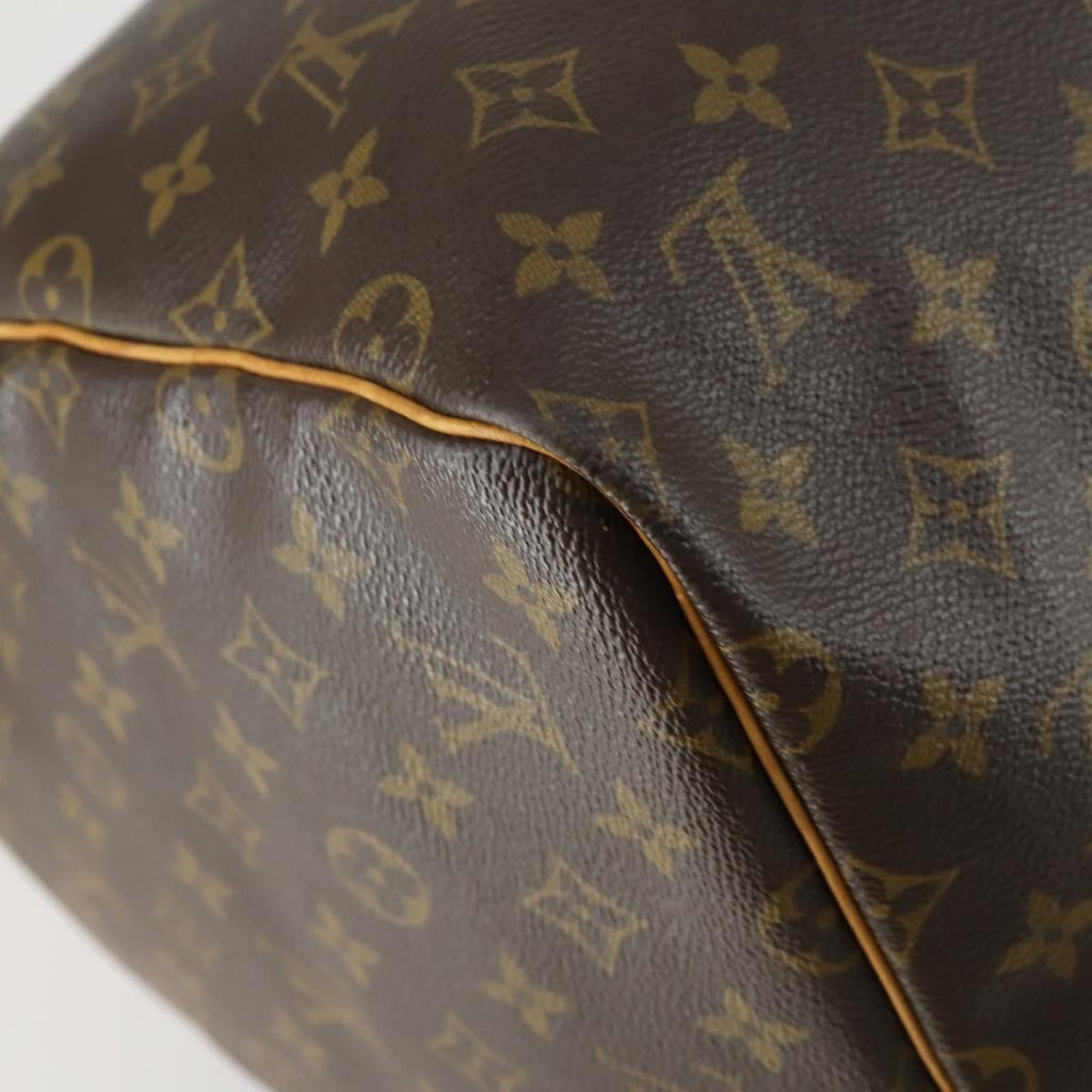Louis Vuitton Keepall Bag Monogram Canvas Brown Canvas Travel Bag Bag (Pre-Owned)