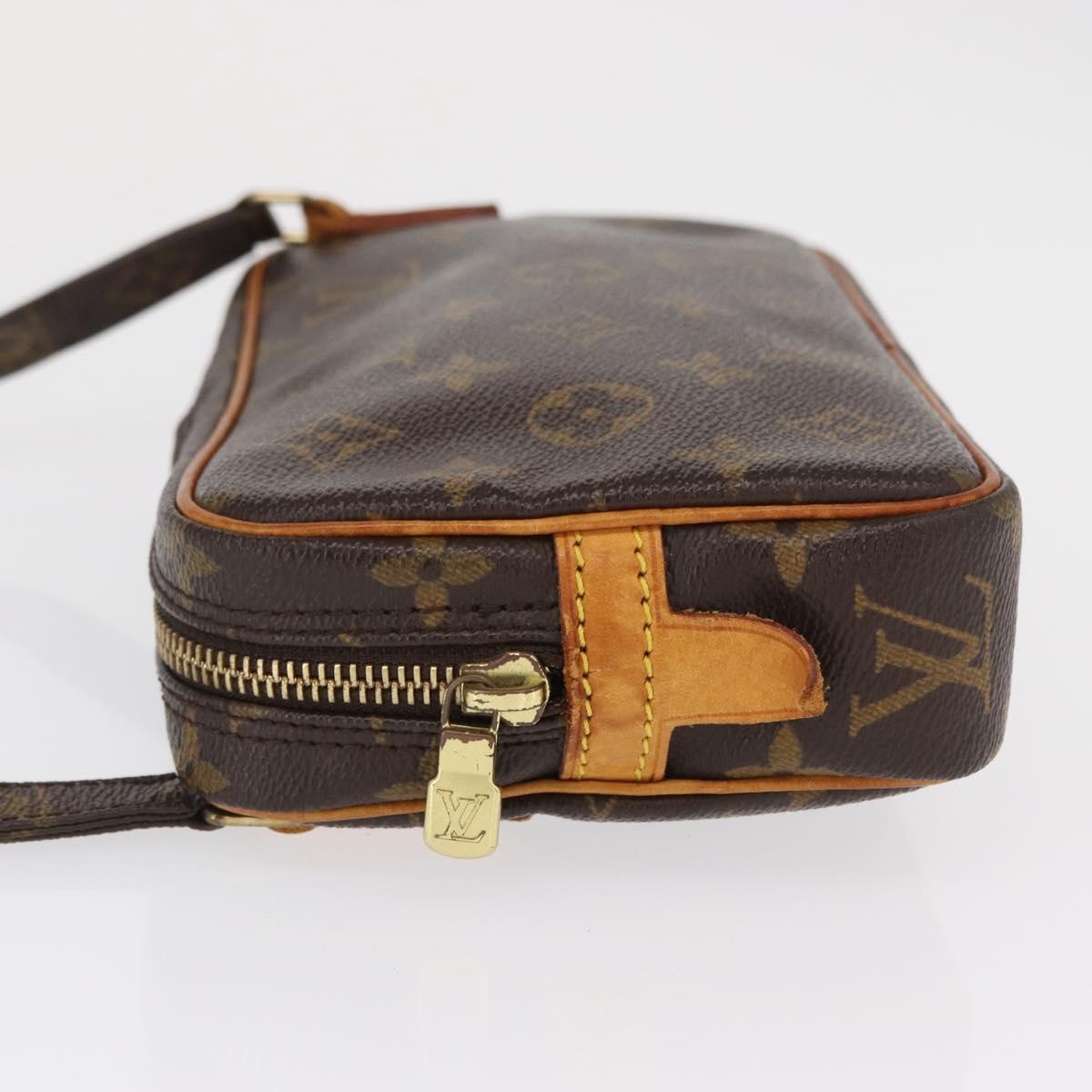 Louis Vuitton Pochette Marly Bandouliere Bag Monogram Canvas Brown Canvas Shoulder Bag Bag (Pre-Owned)