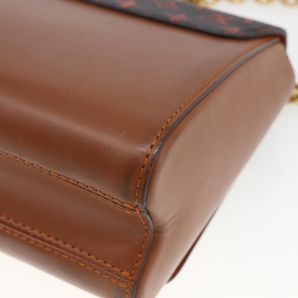 Louis Vuitton Twist Handbag Limited Edition Grace Coddington Catogram Canvas Brown Canvas Shoulder Bag Bag (Pre-Owned)