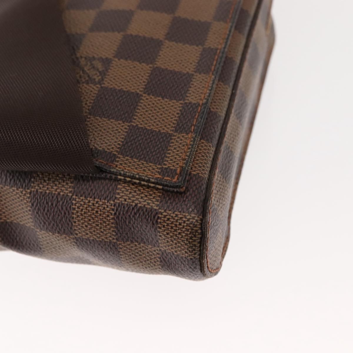 Louis Vuitton Geronimos Waist Bag Damier Brown Canvas Shoulder Bag Bag (Pre-Owned)