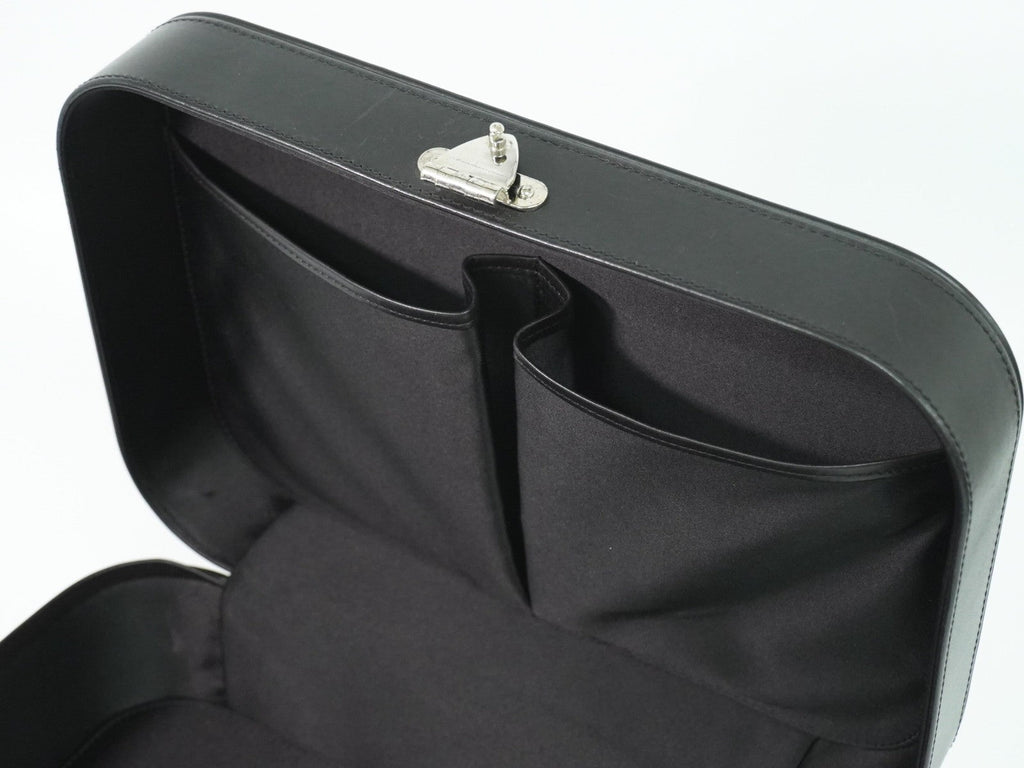 Louis Vuitton Valisette Handbag Monogram Glace Leather Black Patent_Leather Handbag (Pre-Owned)