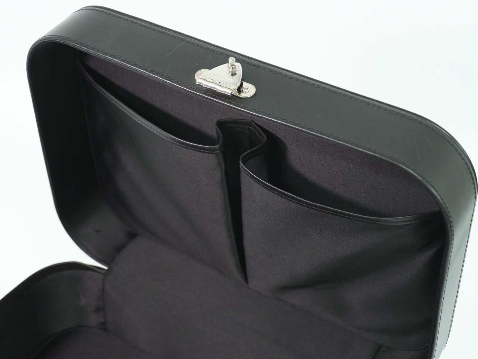 Louis Vuitton Valisette Handbag Monogram Glace Leather Black Patent_Leather Handbag (Pre-Owned)
