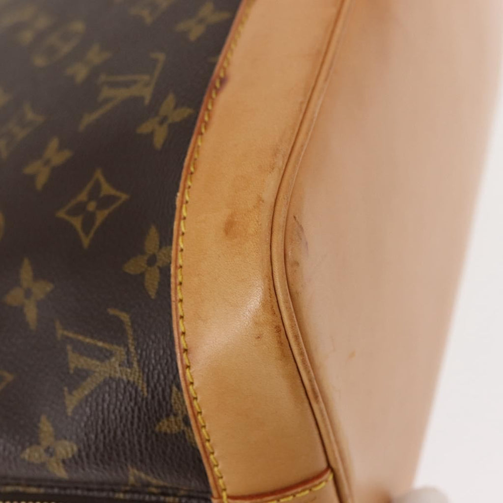 Louis Vuitton Alma Handbag Monogram Canvas Brown Canvas Handbag (Pre-Owned)