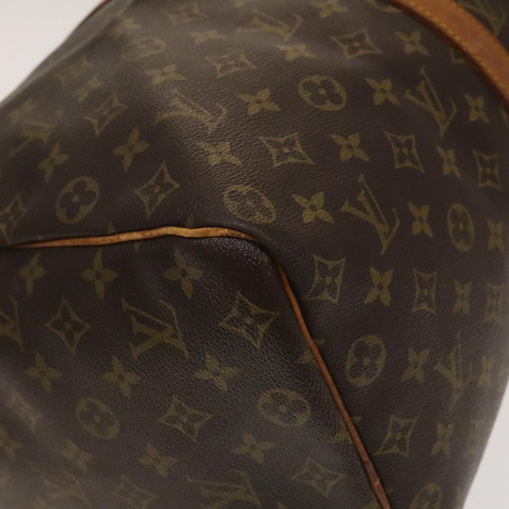 Louis Vuitton Keepall Bag Monogram Canvas Brown Canvas Travel Bag Bag (Pre-Owned)