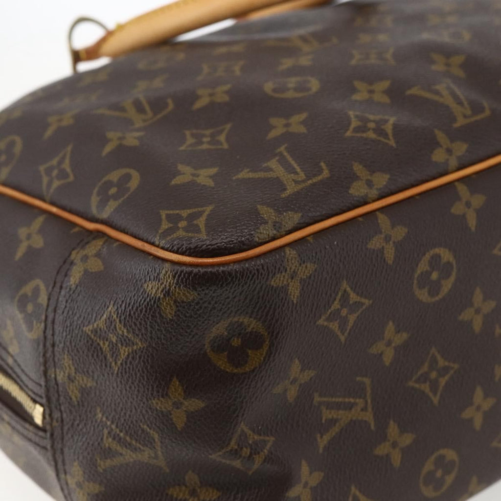 Louis Vuitton Deauville Handbag Monogram Canvas Brown Canvas Handbag (Pre-Owned)