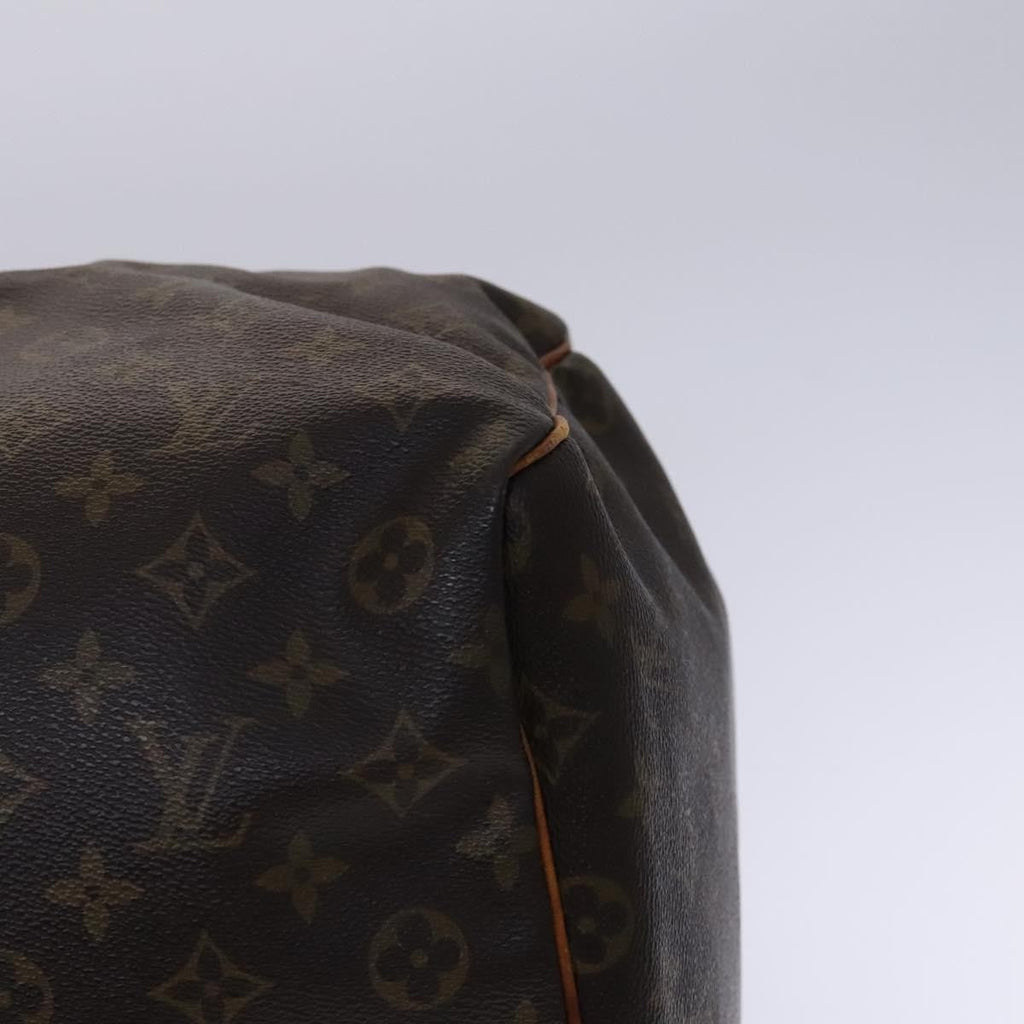 Louis Vuitton Keepall Bag Monogram Canvas Brown Canvas Travel Bag Bag (Pre-Owned)