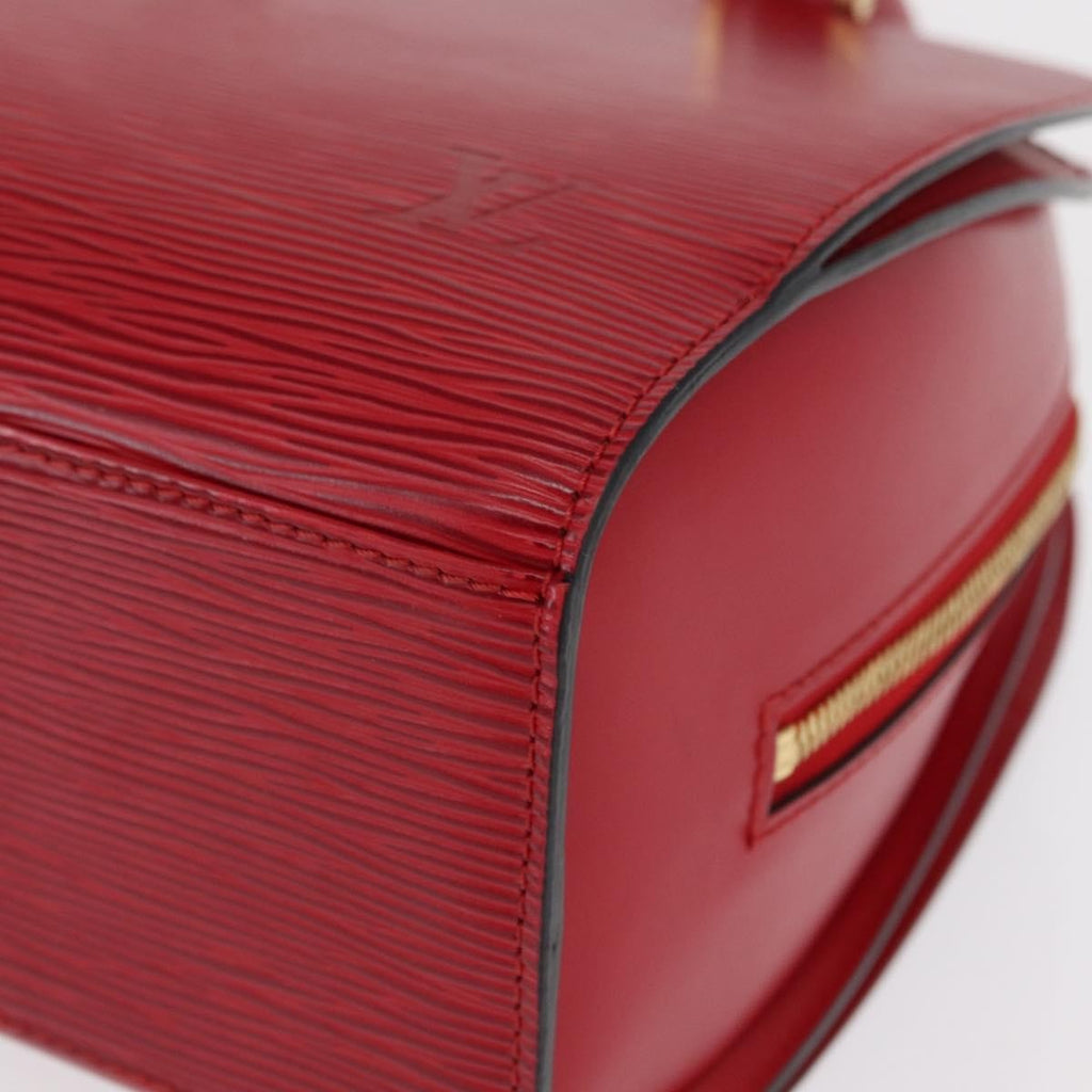 Louis Vuitton Pont Neuf Handbag Epi Leather Red Leather Handbag (Pre-Owned)