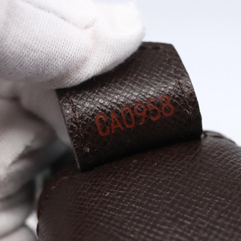 Louis Vuitton Trousse Toilette Damier Canvas Brown Canvas Clutche & Pouche Bag (Pre-Owned)