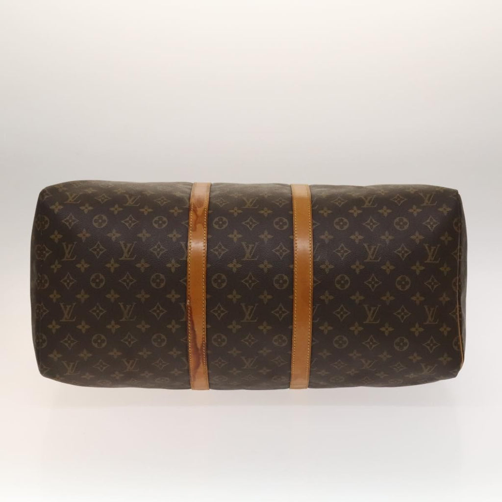 Louis Vuitton Keepall Bag Monogram Canvas Brown Canvas Travel Bag Bag (Pre-Owned)