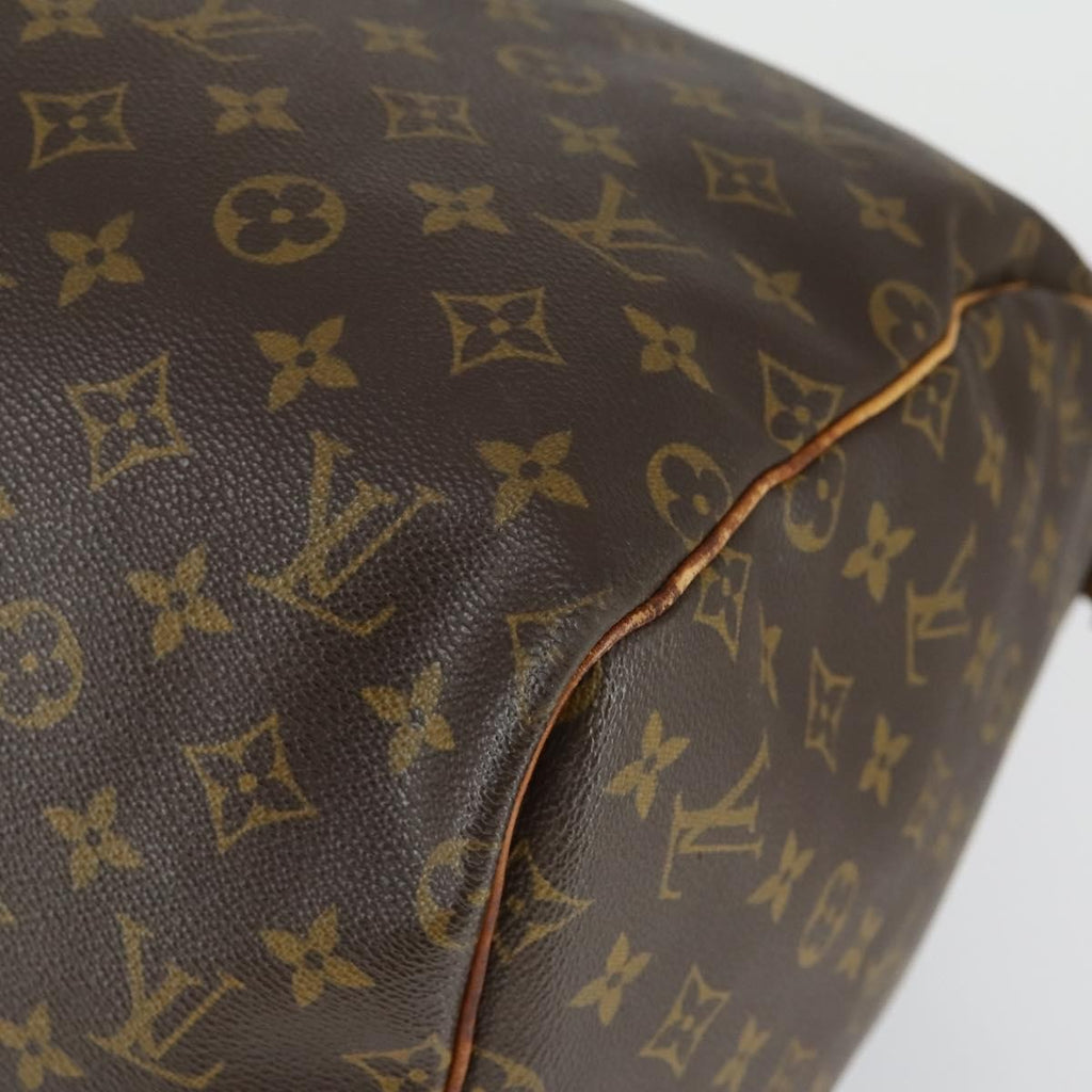 Louis Vuitton Keepall Bag Monogram Canvas Brown Canvas Travel Bag Bag (Pre-Owned)
