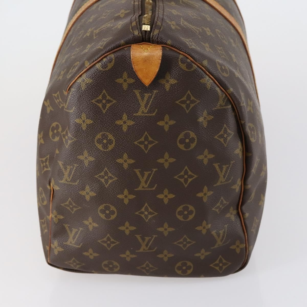 Louis Vuitton Keepall Bag Monogram Canvas Brown Canvas Travel Bag Bag (Pre-Owned)