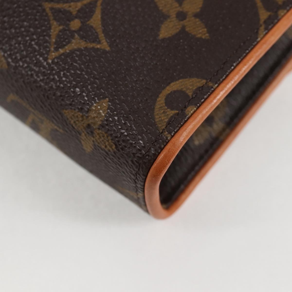 Louis Vuitton Florentine Waist Bag Monogram Canvas Brown Canvas Clutche & Pouche Bag (Pre-Owned)