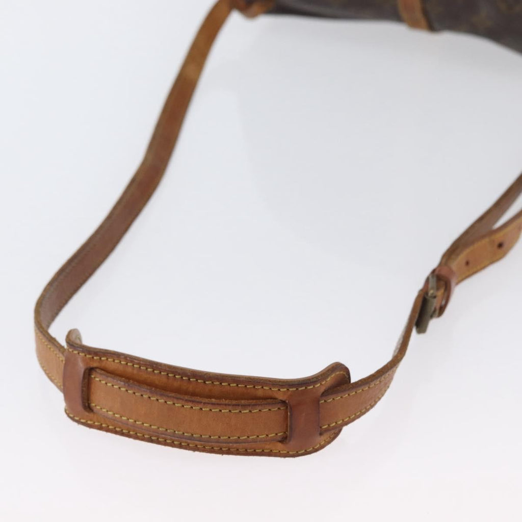 Louis Vuitton Saumur Handbag Monogram Canvas Brown Canvas Shoulder Bag Bag (Pre-Owned)