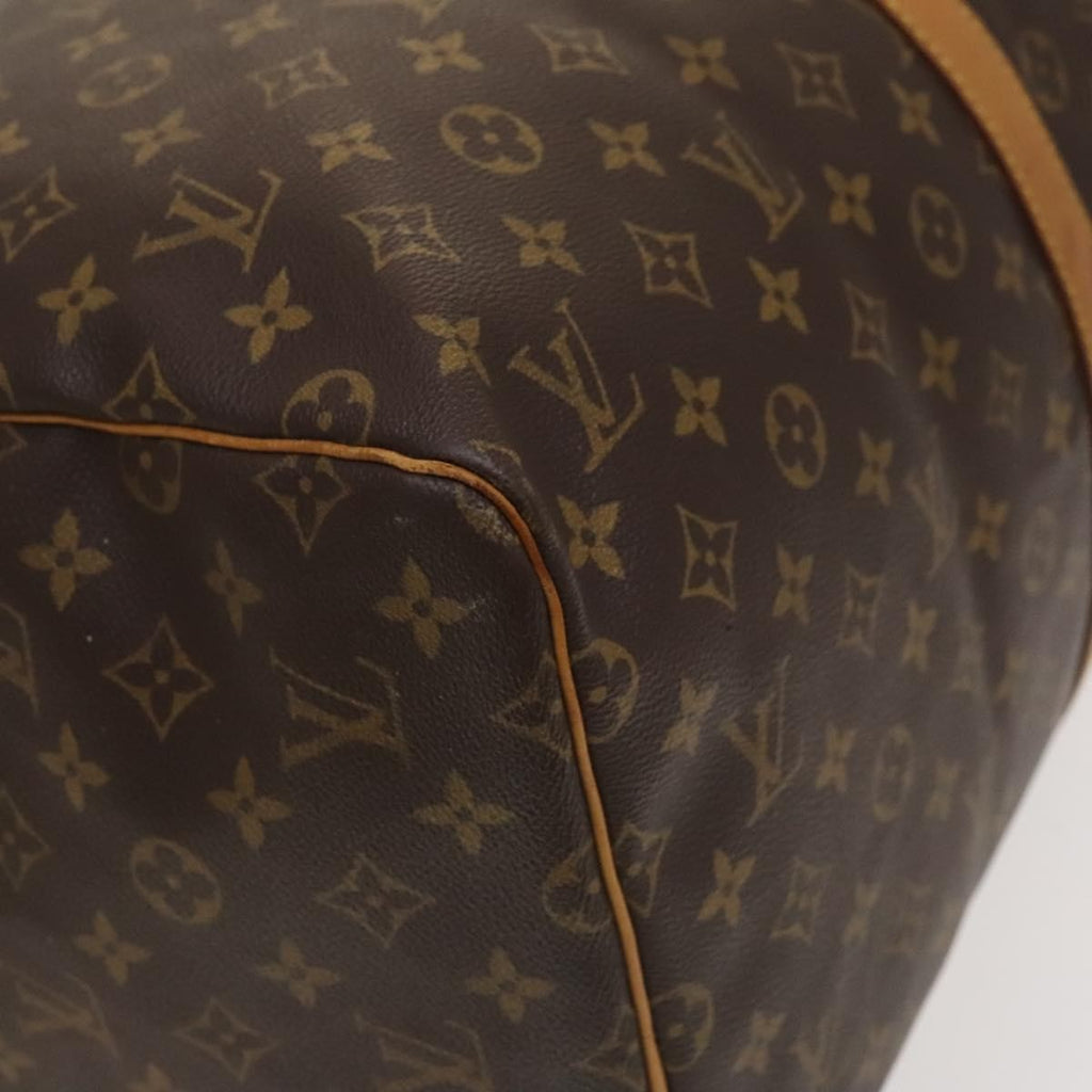 Louis Vuitton Keepall Bag Monogram Canvas Brown Canvas Travel Bag Bag (Pre-Owned)
