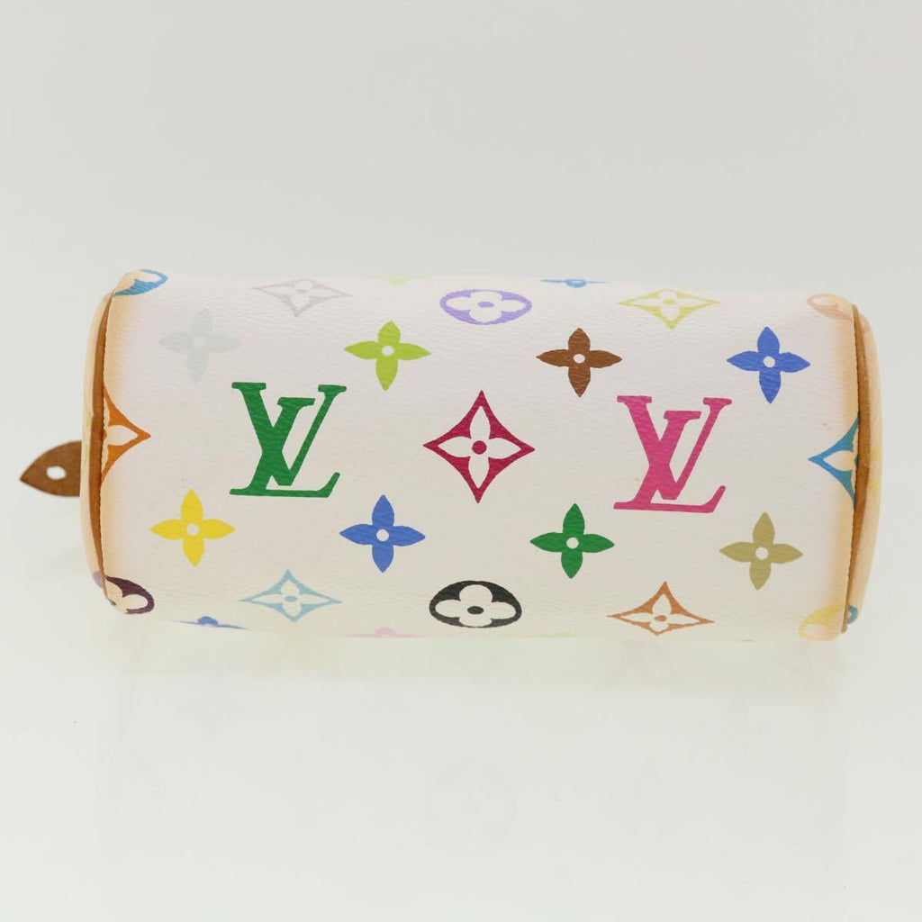 Louis Vuitton Speedy Mini Hl Handbag Monogram Multicolor White Canvas Bag (Pre-Owned)