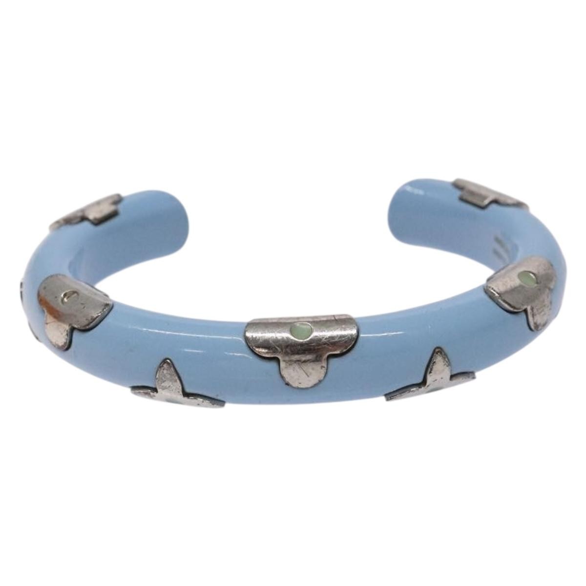 Louis Vuitton Daily Monogram Bracelet Metal Blue Metal Bracelet Jewelry (Pre-Owned)