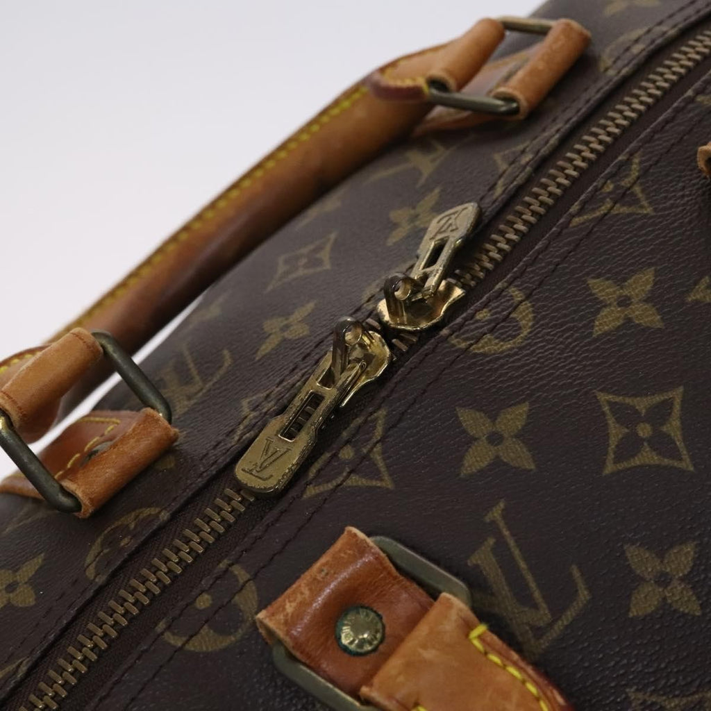 Louis Vuitton Keepall Bag Monogram Canvas Brown Canvas Travel Bag Bag (Pre-Owned)