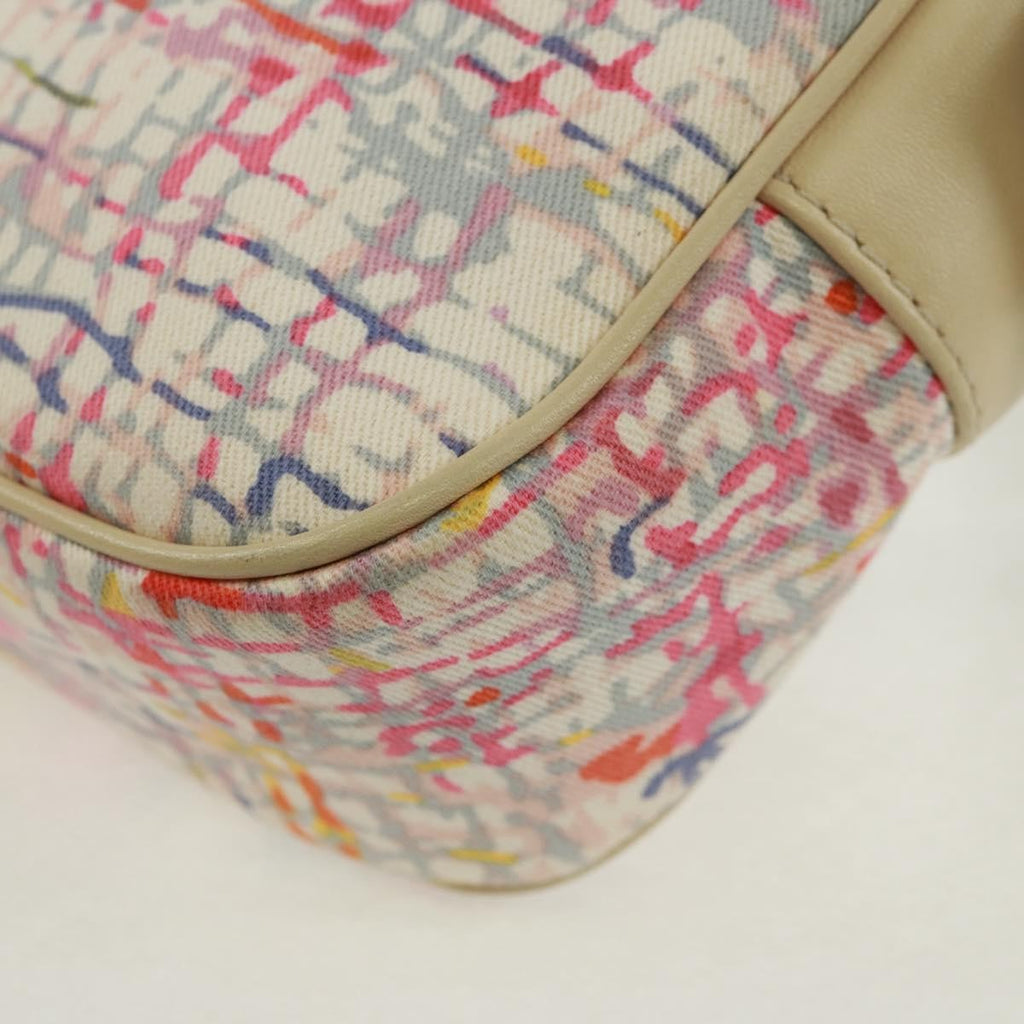 Chanel Vintage Clover Camera Bag Printed Canvas Multicolour Canvas Shoulder Bag Bag (Pre-Owned)
