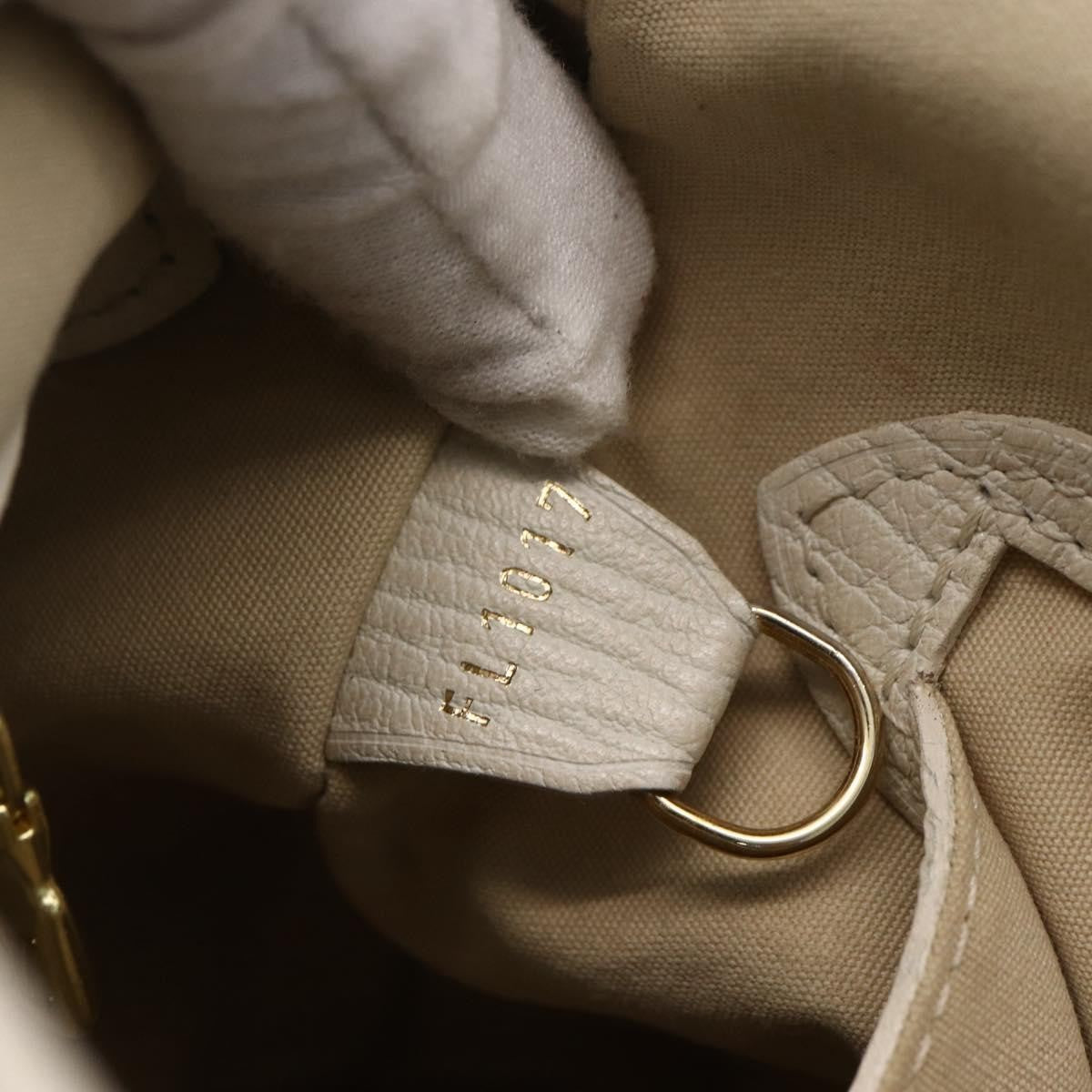 Louis Vuitton Petit Bucket Bag Mini Lin Beige Canvas Shoulder Bag Bag (Pre-Owned)
