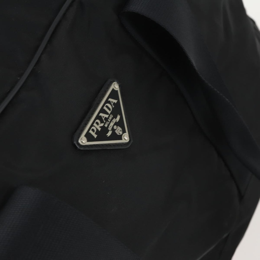 Prada Convertible Weekender Bag Tessuto Black Nylon Travel Bag Bag (Pre-Owned)