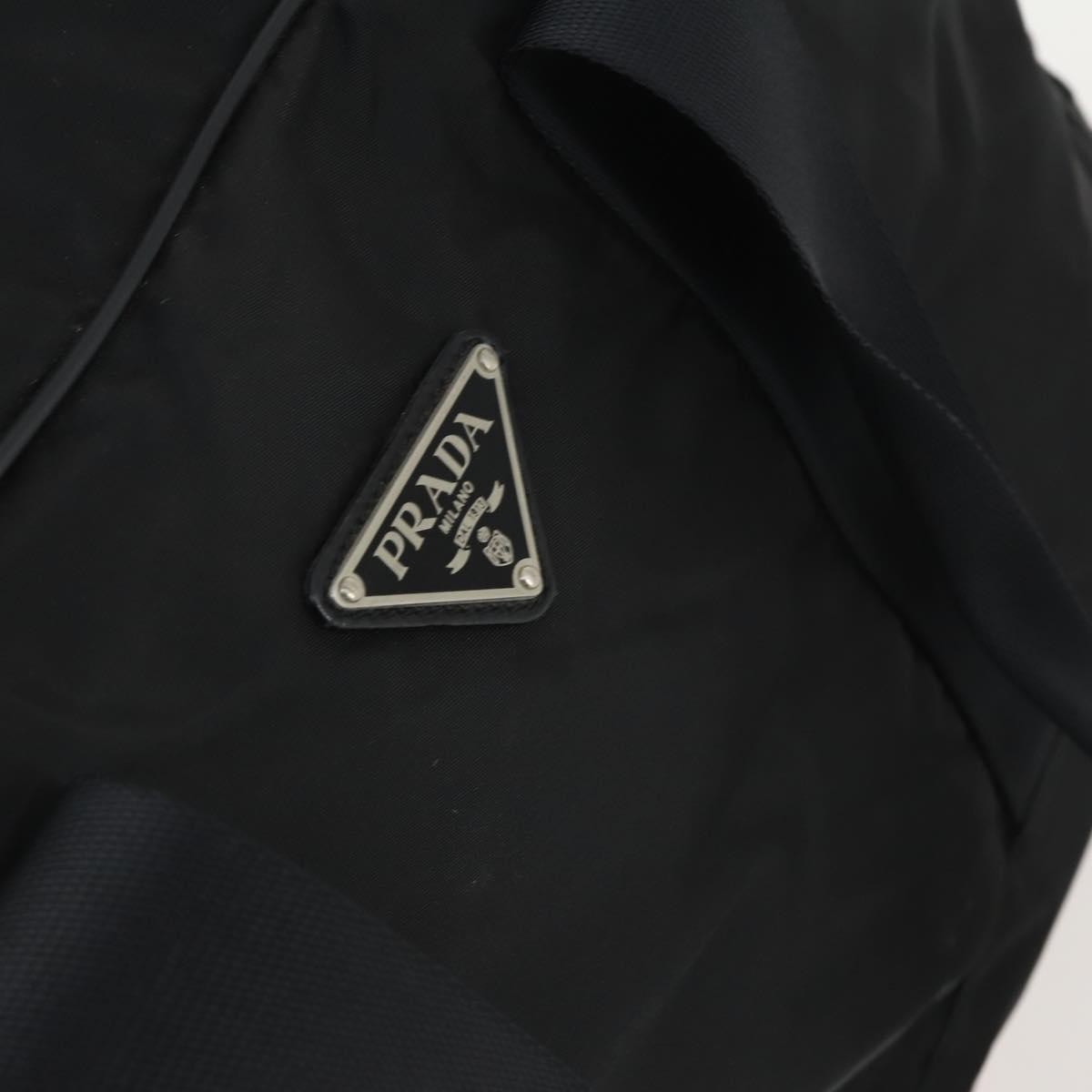 Prada Convertible Weekender Bag Tessuto Black Nylon Travel Bag Bag (Pre-Owned)