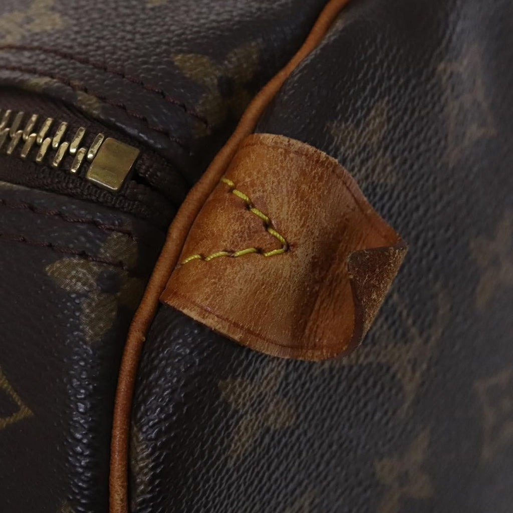 Louis Vuitton Keepall Bag Monogram Canvas Brown Canvas Travel Bag Bag (Pre-Owned)