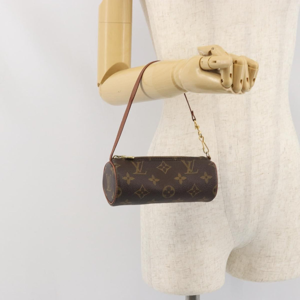 Louis Vuitton Papillon Pochette Monogram Canvas Brown Canvas Clutche & Pouche Bag (Pre-Owned)