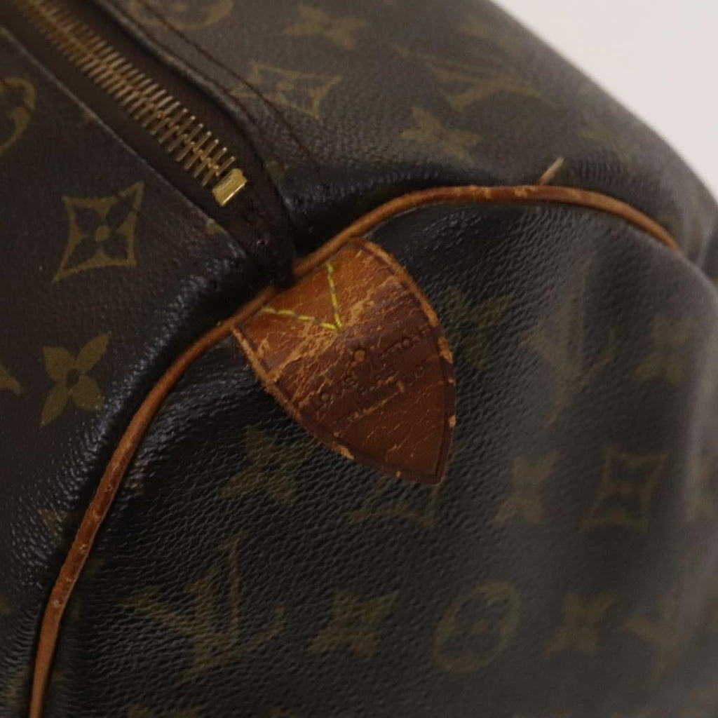Louis Vuitton Keepall Bag Monogram Canvas Brown Canvas Travel Bag Bag (Pre-Owned)