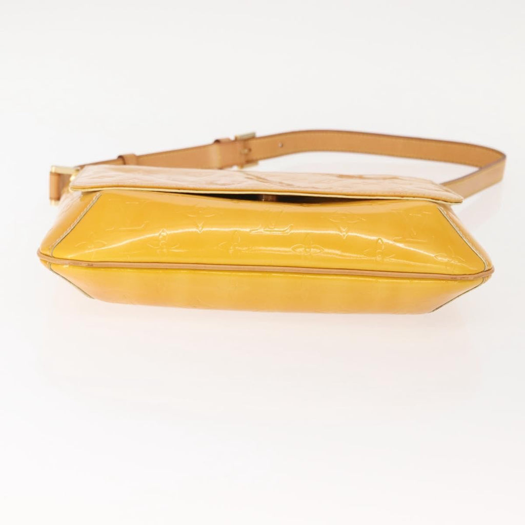 Louis Vuitton Thompson Street Handbag Monogram Vernis Yellow Patent_Leather Shoulder Bag Bag (Pre-Owned)