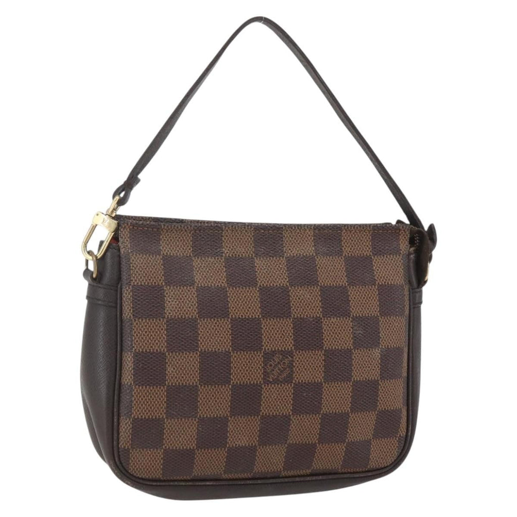 Louis Vuitton Trousse Make Up Bag Damier Canvas Brown Canvas Clutche & Pouche Bag (Pre-Owned)