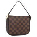 Louis Vuitton Trousse Make Up Bag Damier Canvas Brown Canvas Clutche & Pouche Bag (Pre-Owned)