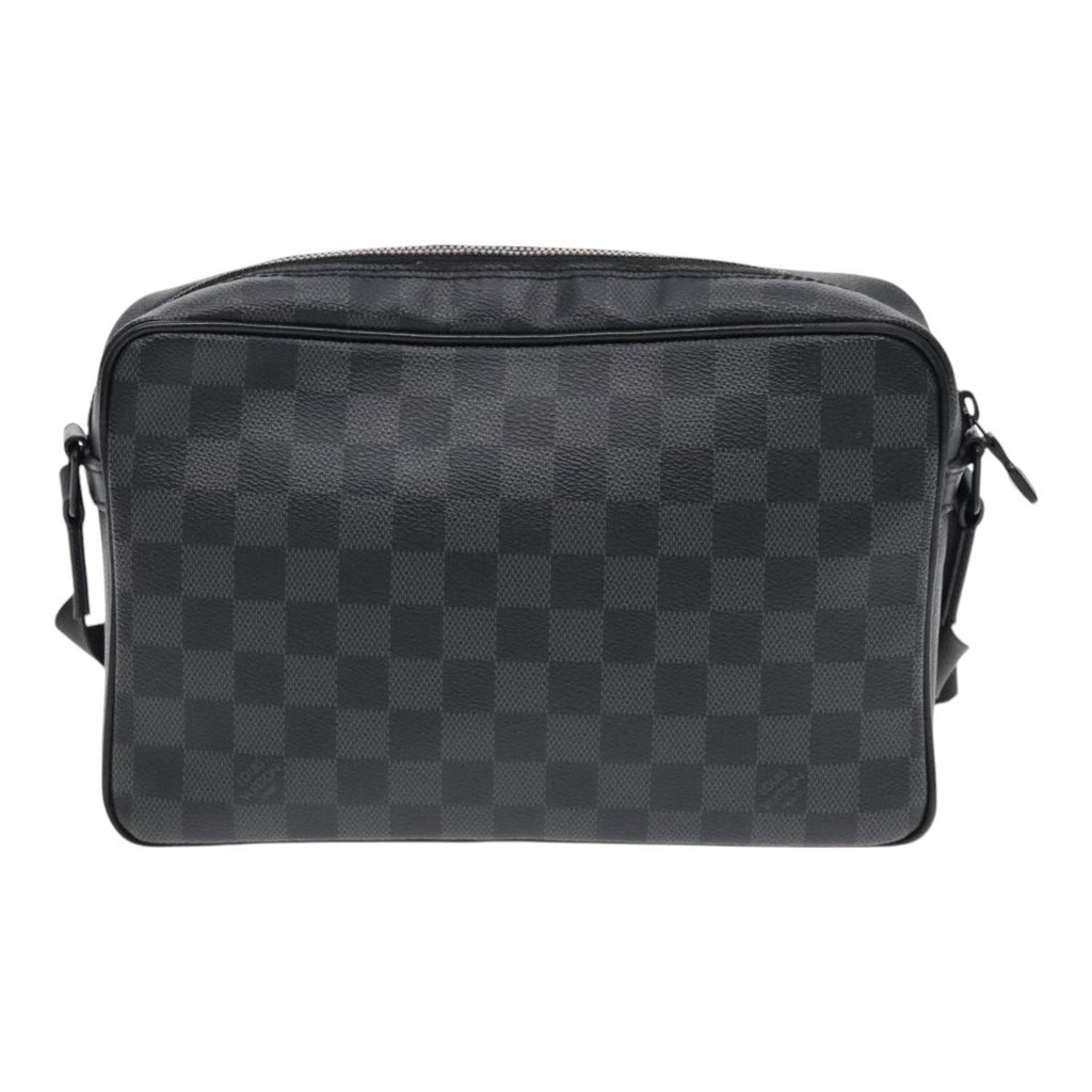 Louis Vuitton Utility Business Bag Damier Graphite Gray Canvas Shoulder Bag Bag (Pre-Owned)