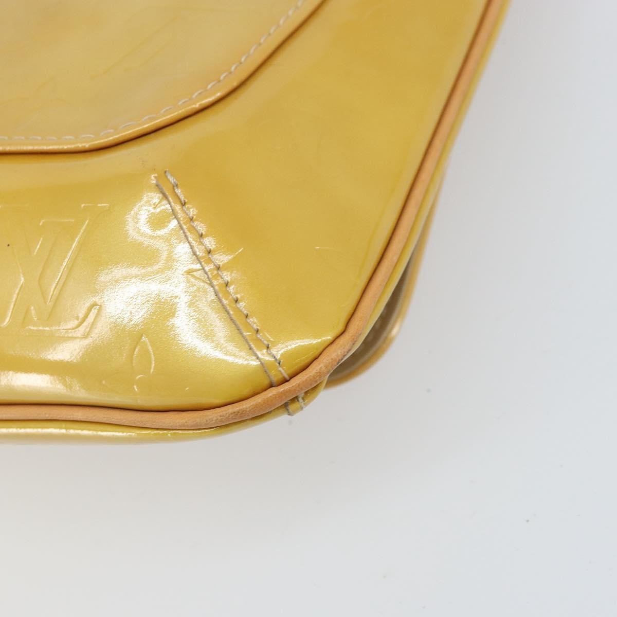 Louis Vuitton Thompson Street Handbag Monogram Vernis Beige Patent_Leather Shoulder Bag Bag (Pre-Owned)